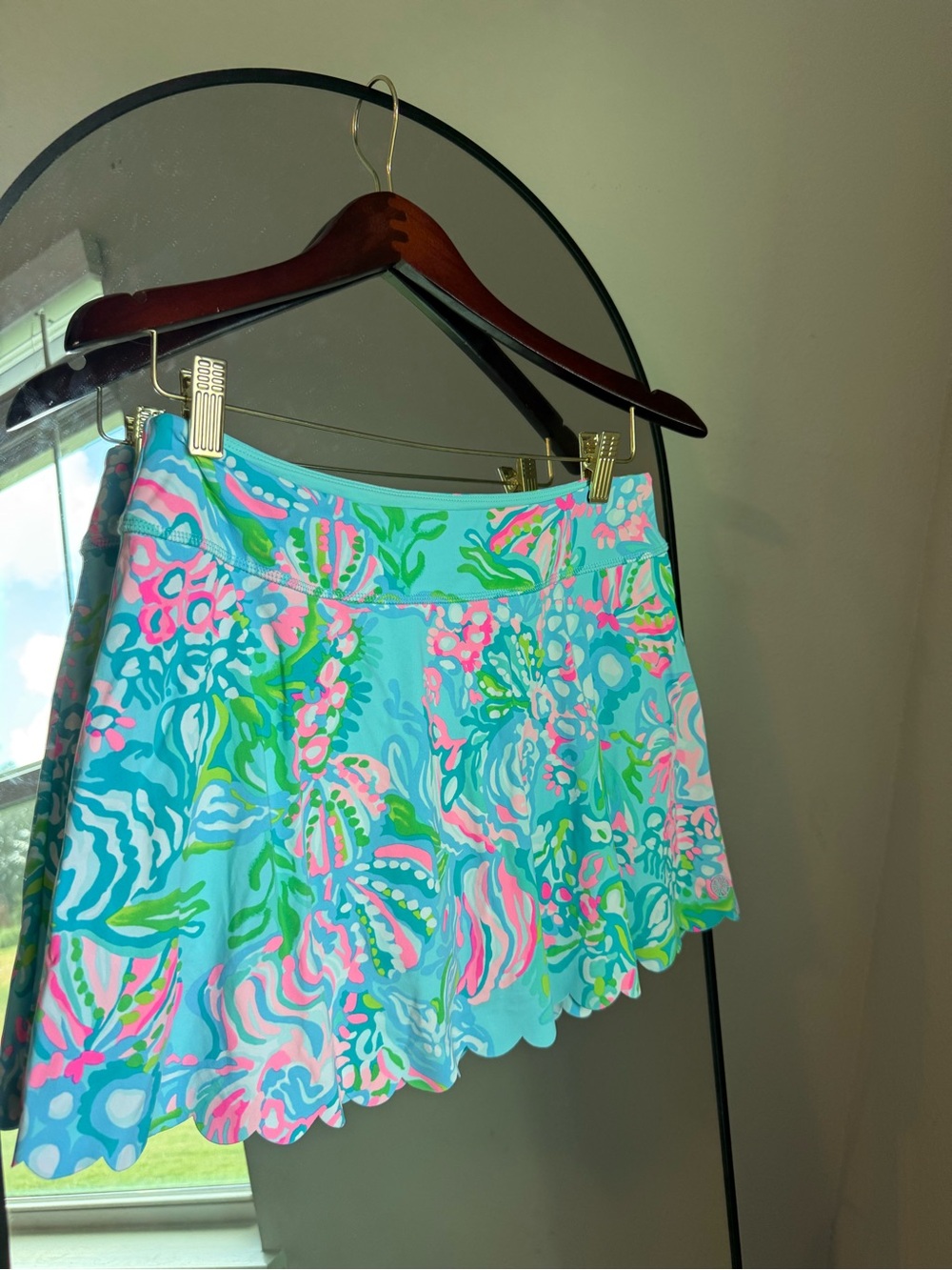 Lilly Pulitzer Luxletic Aila Scallop Skort